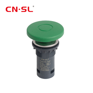 Tête champignon de 40 mm de diamètre, bouton-poussoir 1NO+1NC de la taille d'une pinte