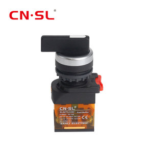 Sélecteur en plastique à 3 positions, 22mm, 220v, bouton-poussoir, interrupteur de commande
