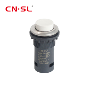 Tête de projection de petite taille, interrupteur à bouton-poussoir en plastique 1NO sans LED