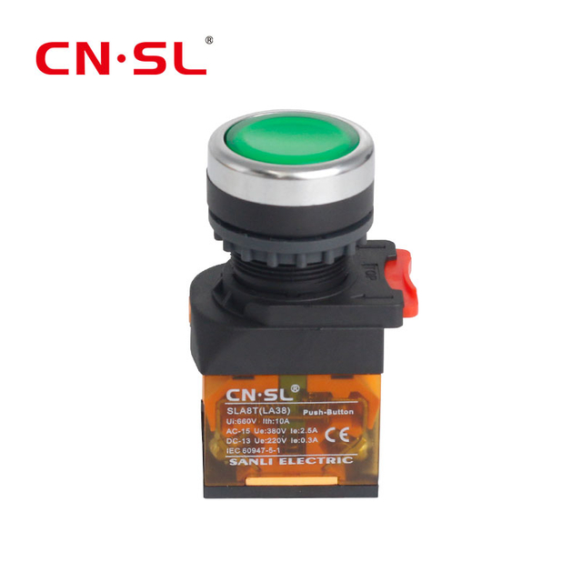 SLA8H interrupteur à bouton-poussoir en plastique étanche 10A