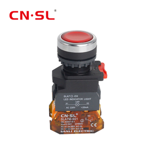 commutateur de bouton poussoir de 22mm avec le CE ROHS IP67 momentané de commutateur marche-arrêt de lumière de LED