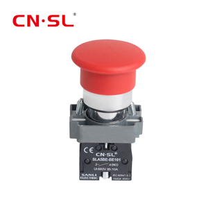  XB2 sélecteur 10amp courant bouton poussoir à tête de champignon sans lumière 22mm