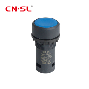 SLA2H – interrupteur à bouton-poussoir en plastique, Type Compact, tête affleurante, contrôle de Charge 1NO